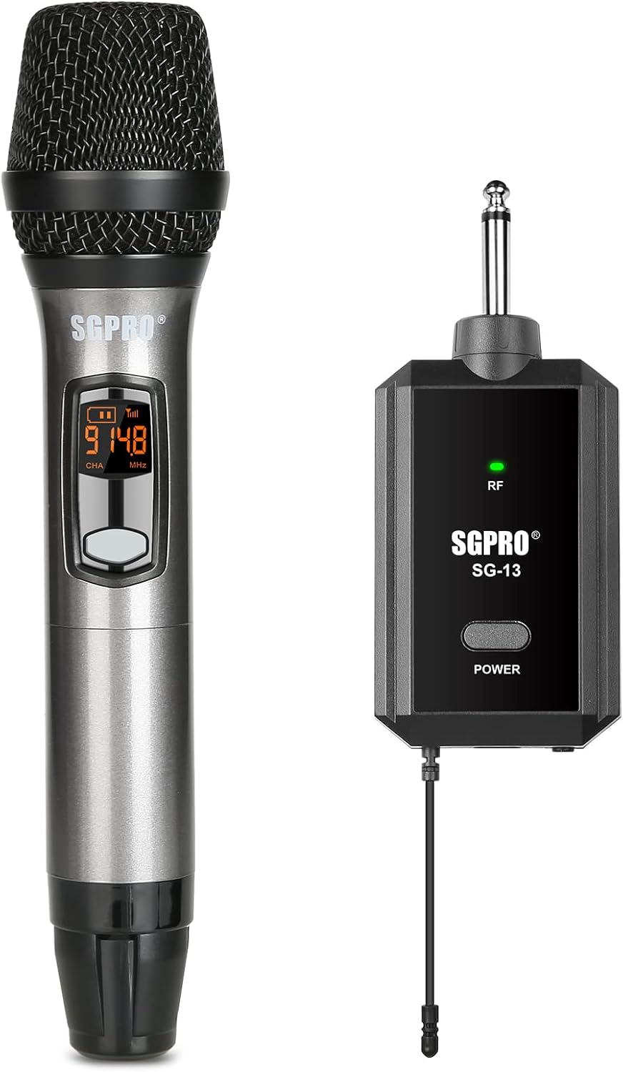 Multiple-Purpose Wireless Microphone Set for Singing and More
