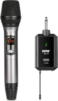 Multiple-Purpose Wireless Microphone Set - Compact Receiver and Long