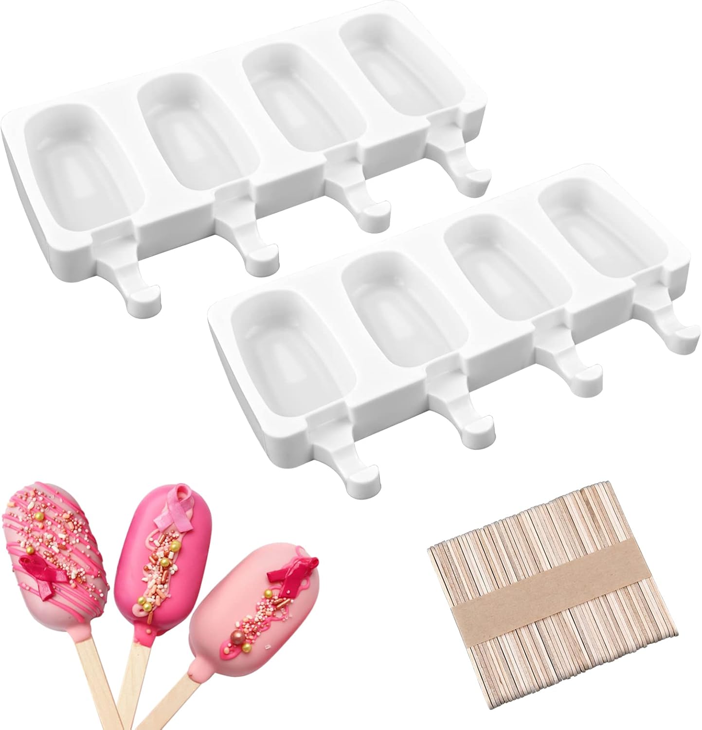 Sakolla Silicone Popsicle Molds - Homemade Treats Popsicle Maker