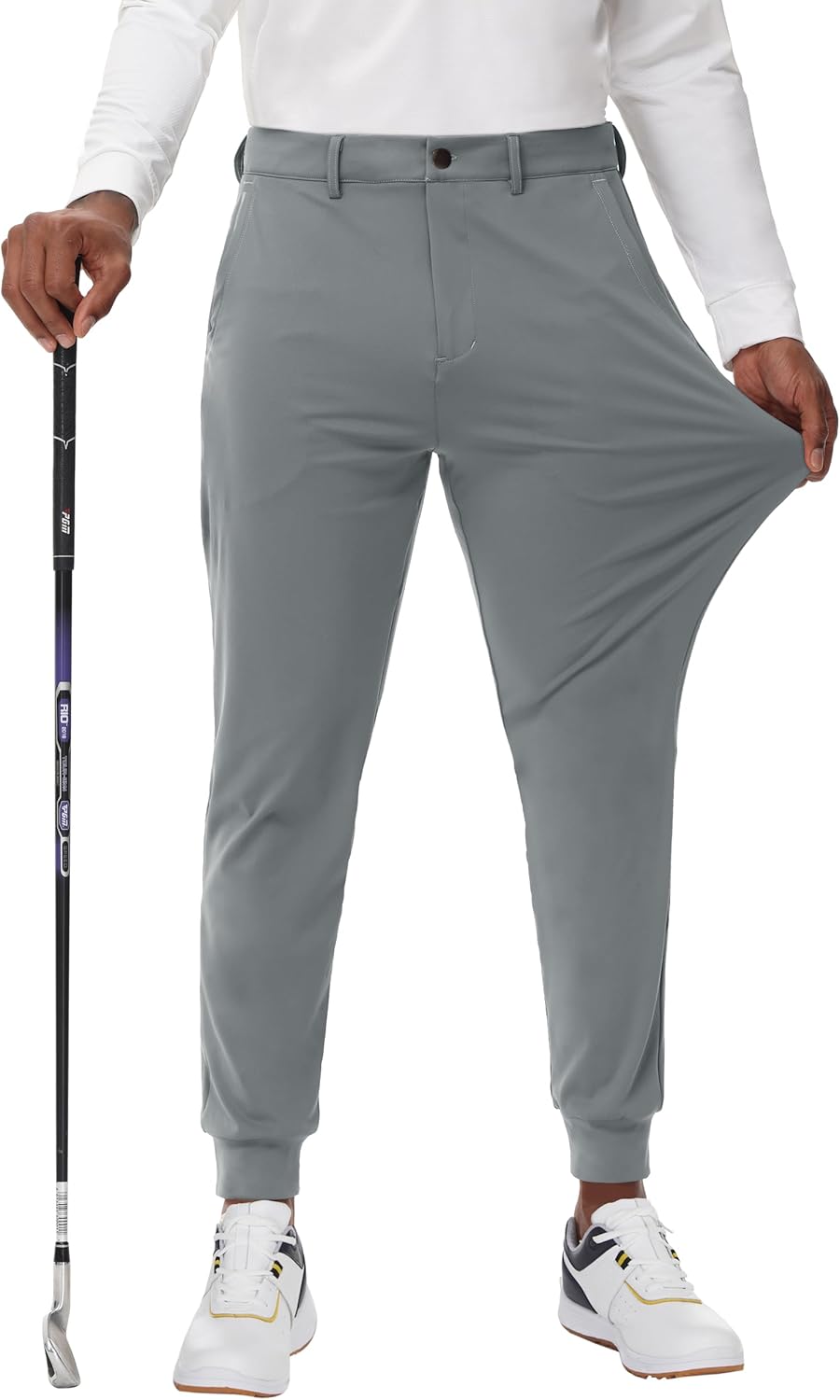 Men's Slim Fit Golf Joggers: Quick Dry UPF50