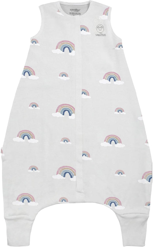 Woolino 4 Season Baby Sleep Bag with Feet Opening for Toddlers