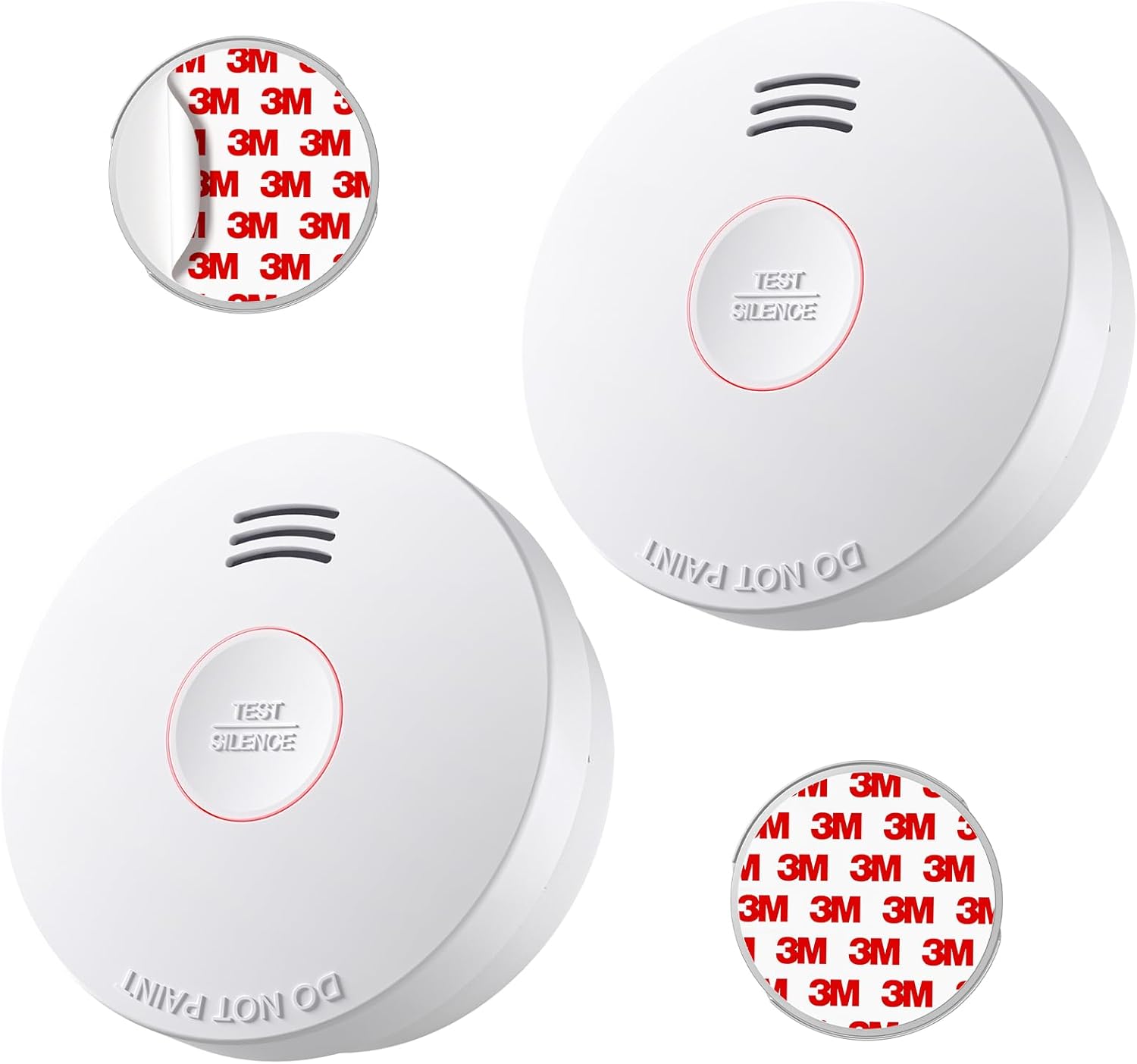 Smoke Detector with 10 Year Battery for Home Safety and Security