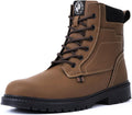 Steel Toe Boots for Men Comfortable Waterproof Slip Resistant Work
