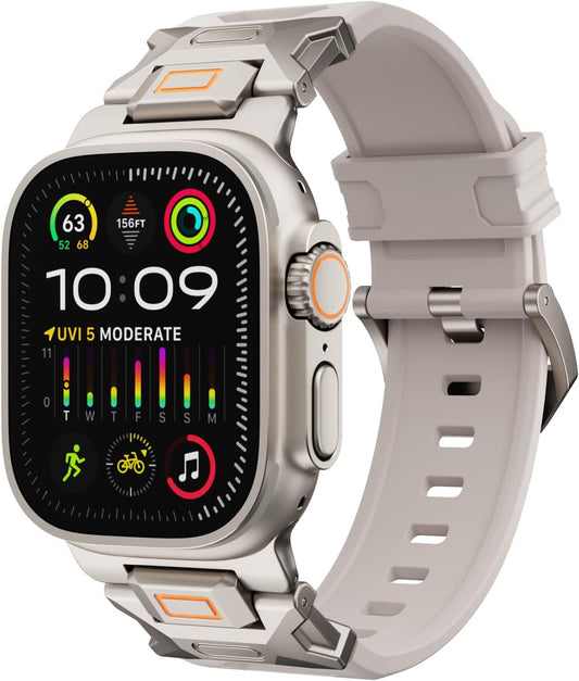 FiNESTONE FKM Sport Band for Apple Watch Ultra 2 & ULTRA - Durable & Rugged