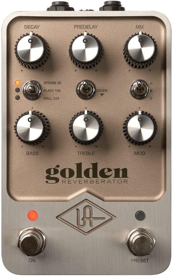 Universal Audio UAFX Golden Reverb Pedal for Stunning Sound