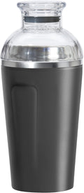 OGGI Groove 17oz Insulated Cocktail Shaker - Built-In Strainer, Ultimate Mixing Power!