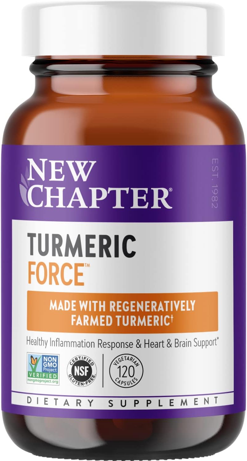 New Chapter Turmeric Supplement for Heart and Brain Health