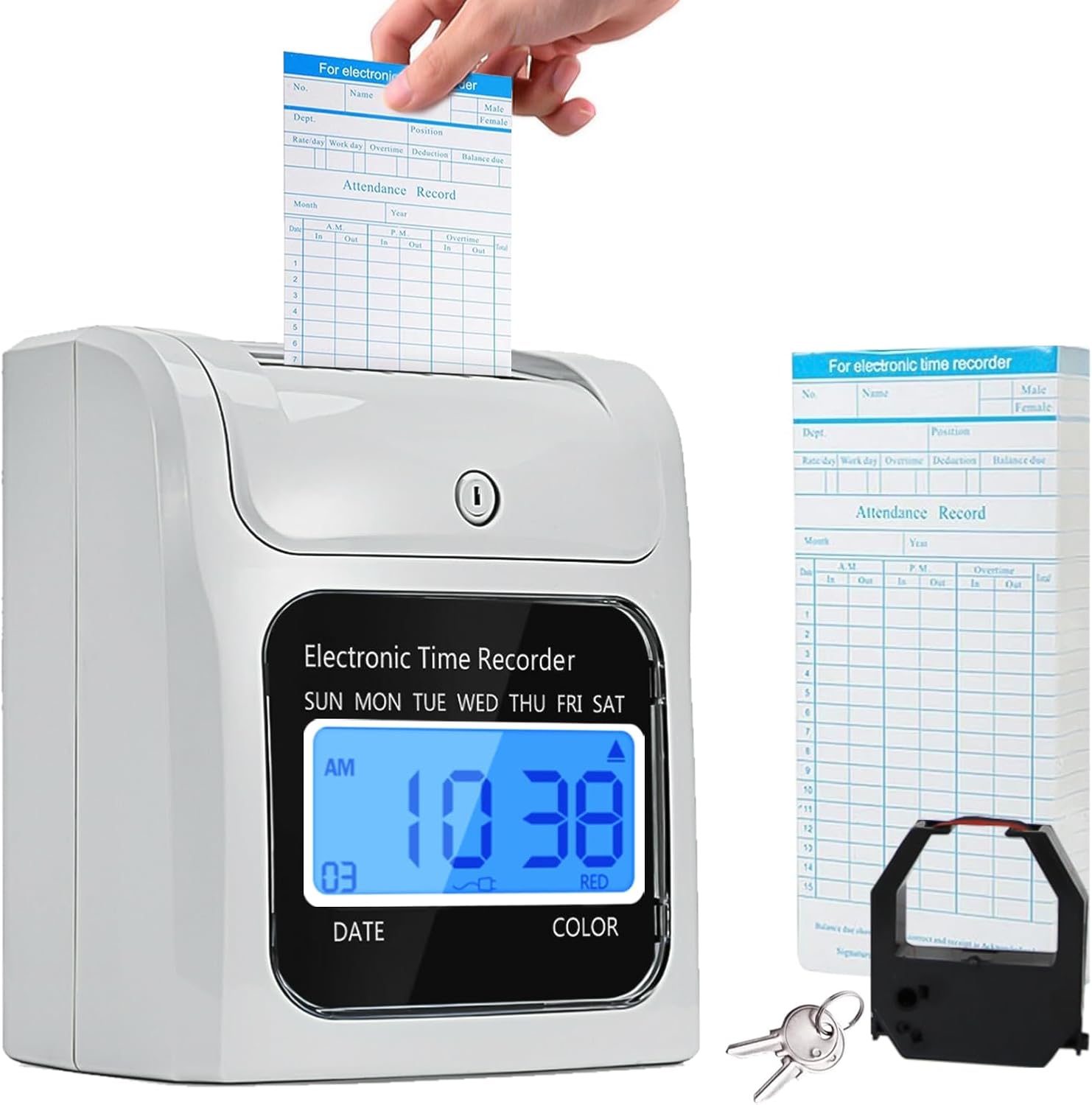 Employee Time Clocks for Small Business with Auto-Align Feature