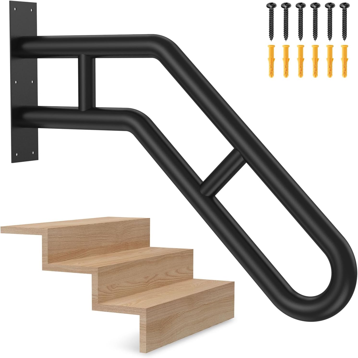 Handrail for Outdoor Grab Bar Frossvt Wall Mount for Safety