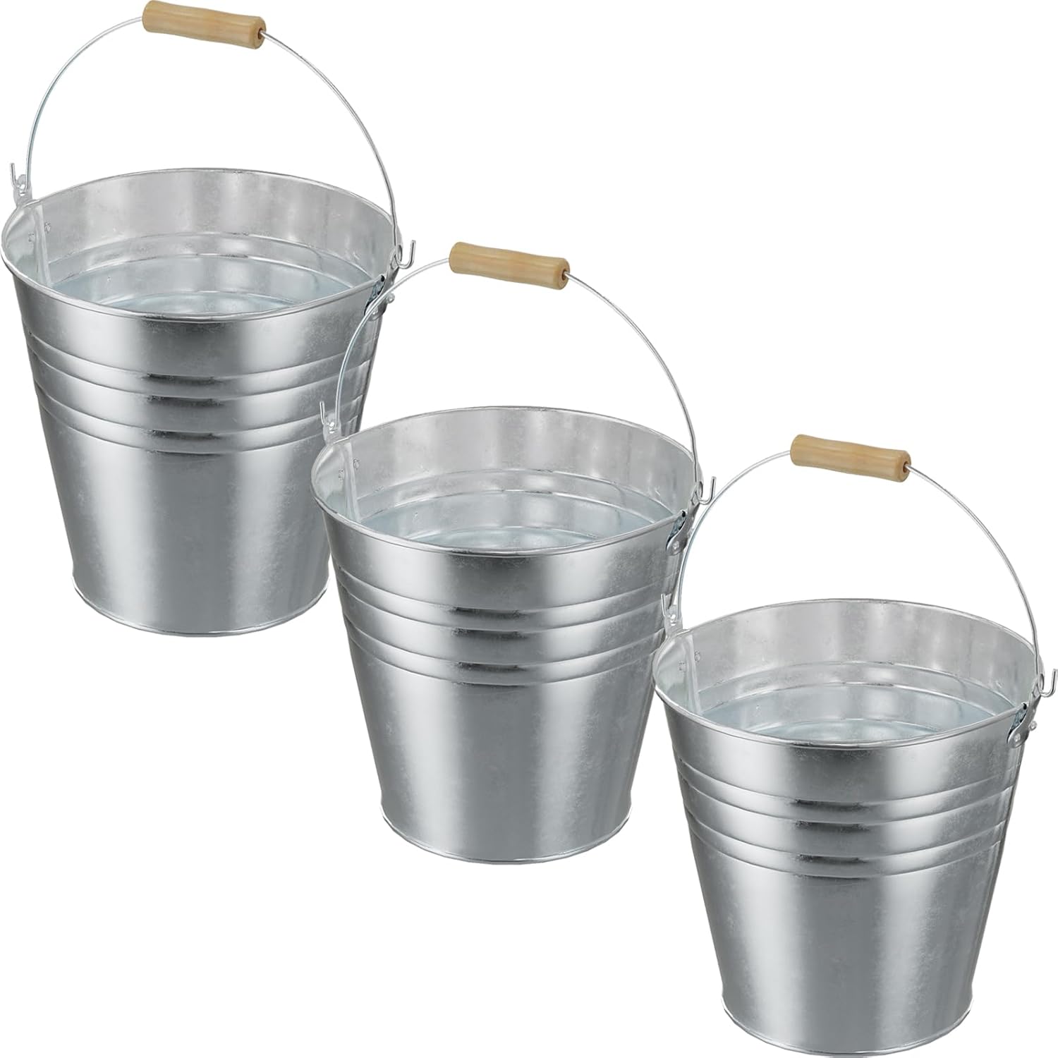 4 Gallon Galvanized Ice Bucket for Parties and Home Decor