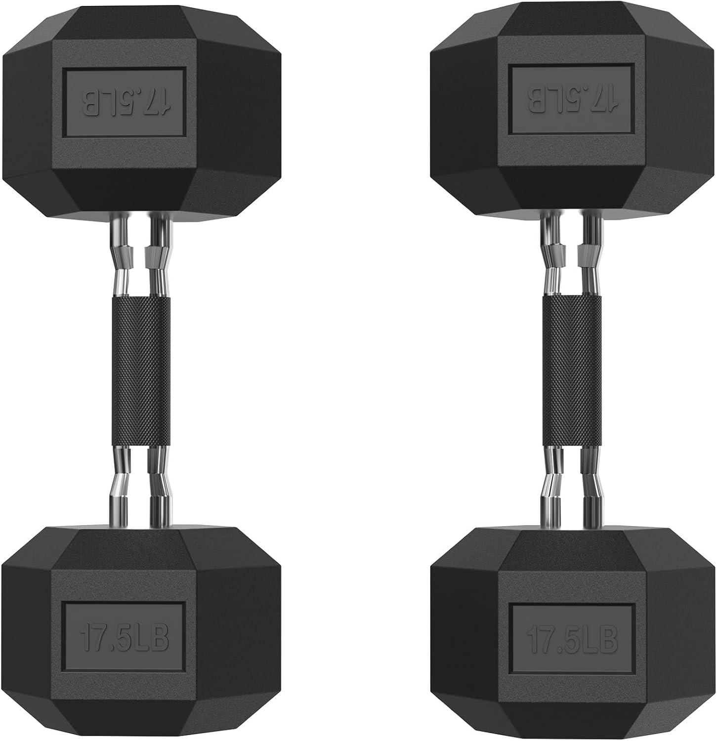 PAPABABE HEX Dumbbell Set for Home Gym Fitness Training