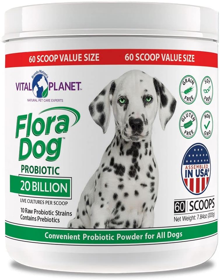 Flora Dog Probiotic Powder Supplement for Optimal Canine Health