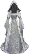 Women Hooded Gothic Medieval Corset Dress - Elegant Renaissance Fit