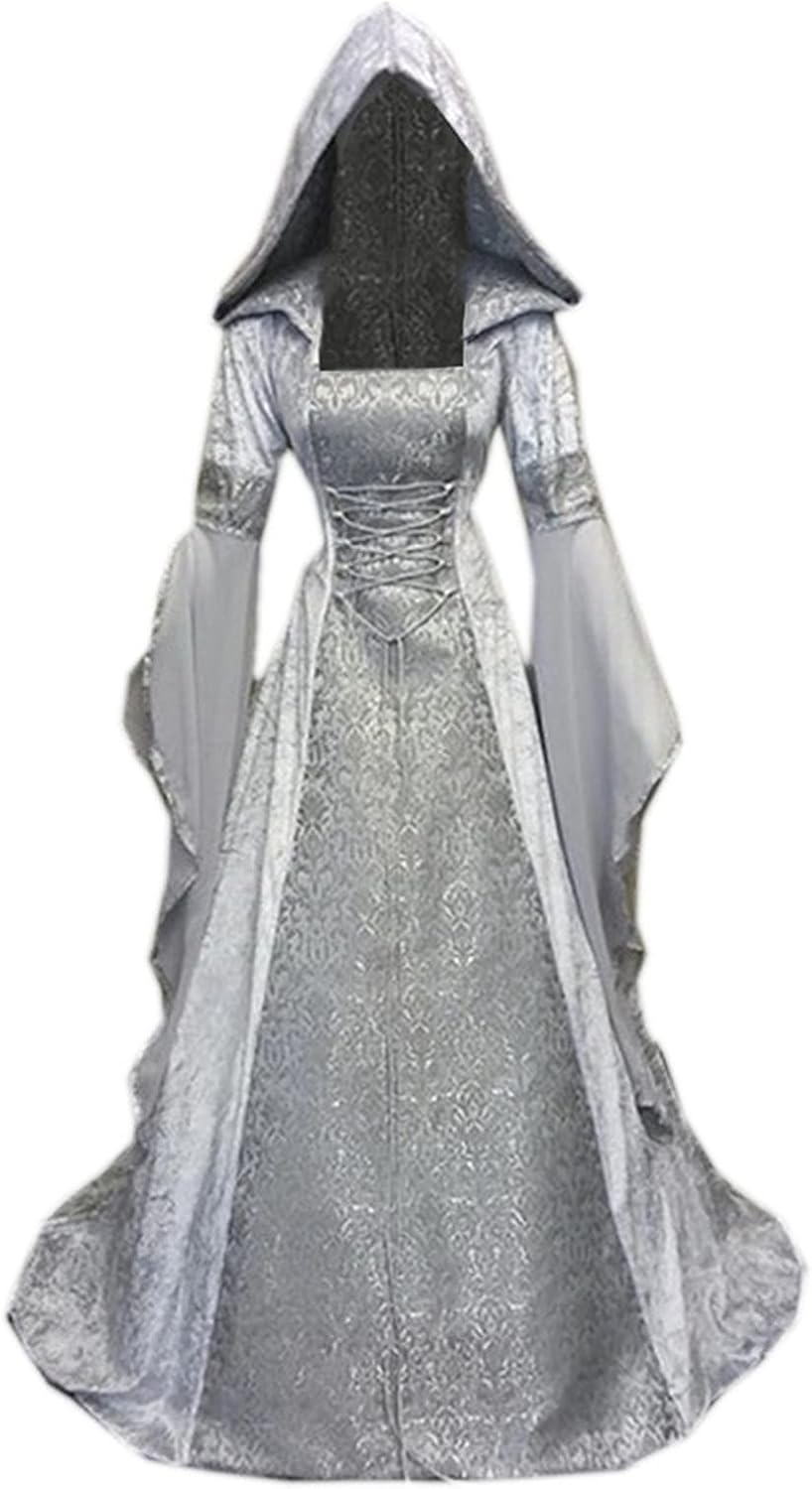 Gothic Dress for Women - Medieval Corset Halloween Costume
