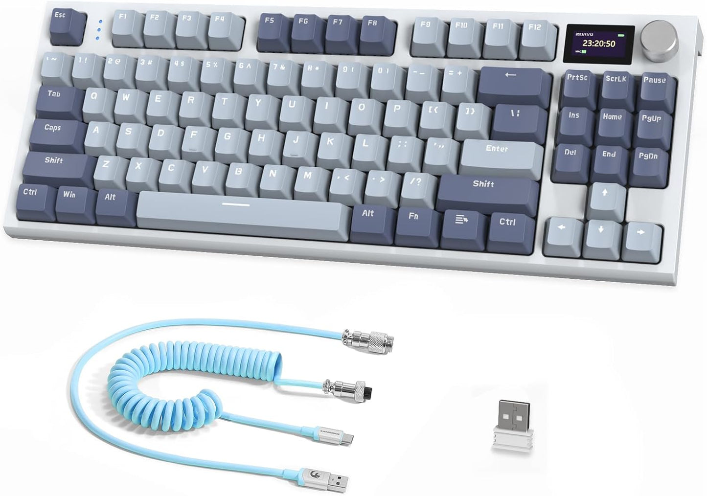 RK86 RGB Wireless Gasket Mechanical Keyboard with OLED Display