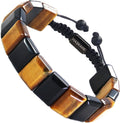 Tiger Eye Bracelet for Men - Adjustable Protection Stone