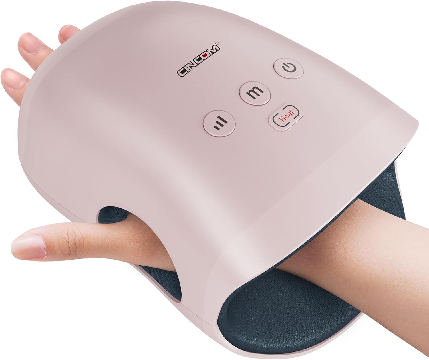 CINCOM Hand Massager with Heat and Compression for Relief