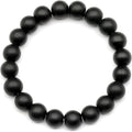 Natural Fluorite Beaded Stretchy Bracelet - Genuine Green (Style 7D1D)