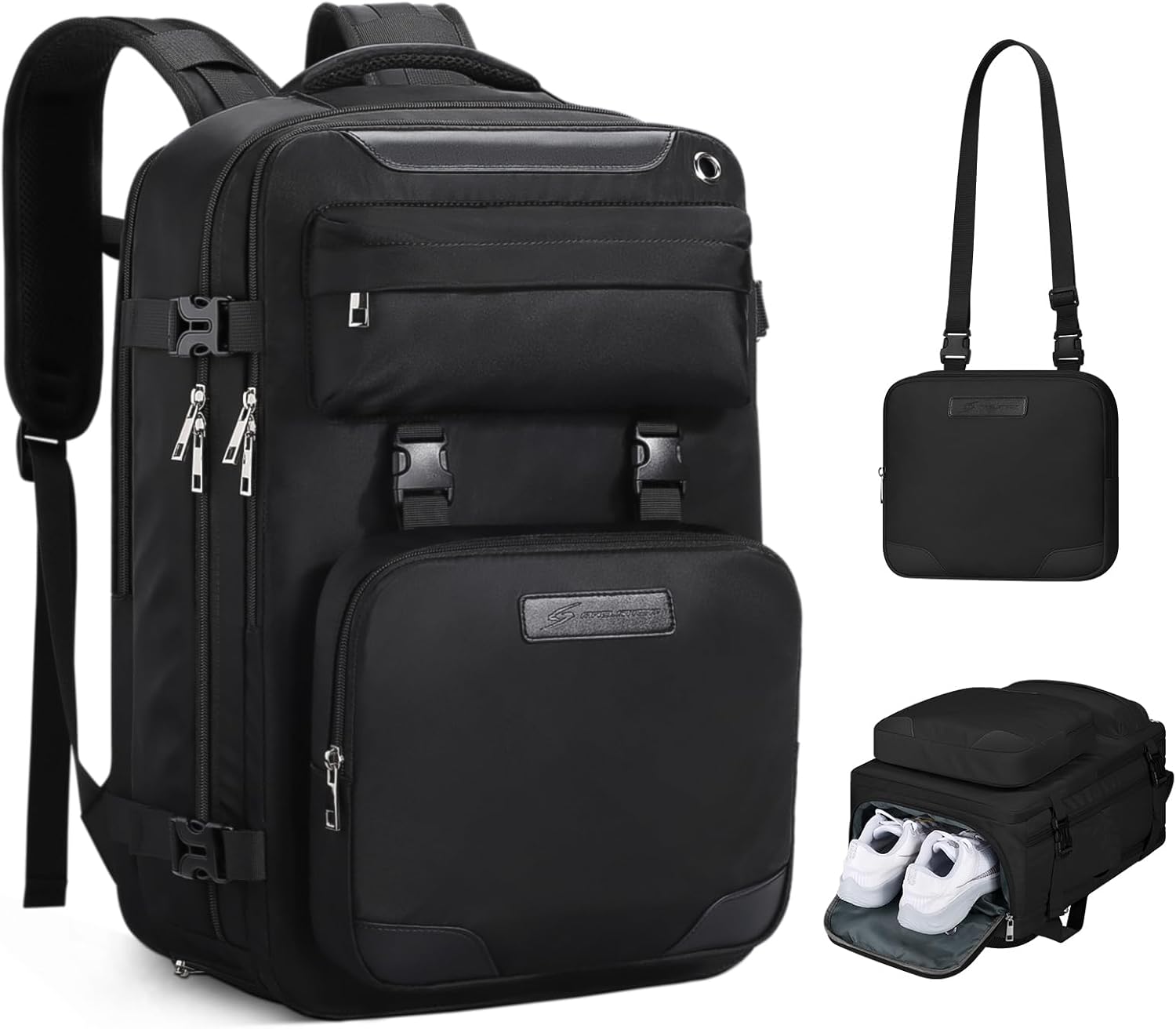 Maelstrom Travel Backpack for Women Men with Shoe Compartment