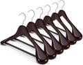 HOUSE DAY Wood Suit Hangers for Men - Elegant Organization