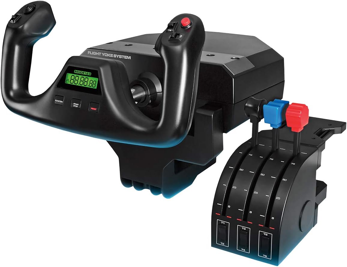Logitech G PRO Flight Yoke System for Ultimate Flight Simulation