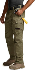 CQR Men's Quick Dry Work Pants - Lightweight Stretch (Style 9XZH)