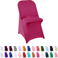 Spandex Chair Cover Set of 25 for Weddings and Events in Fuchsia