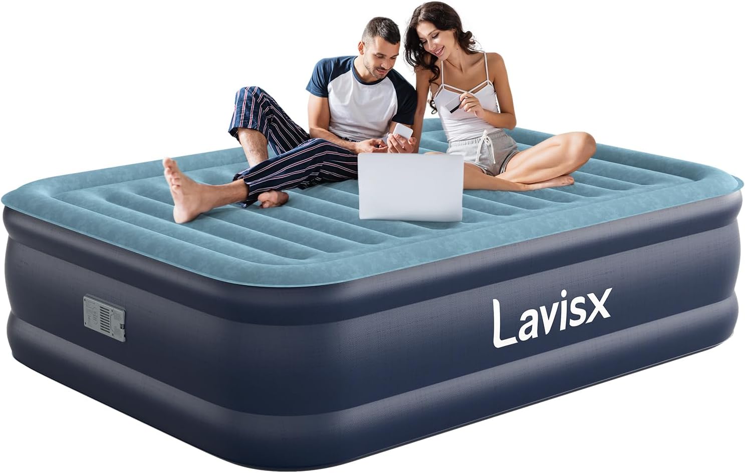 Queen Air Mattress 18 with Built in Pump for Ultimate Comfort