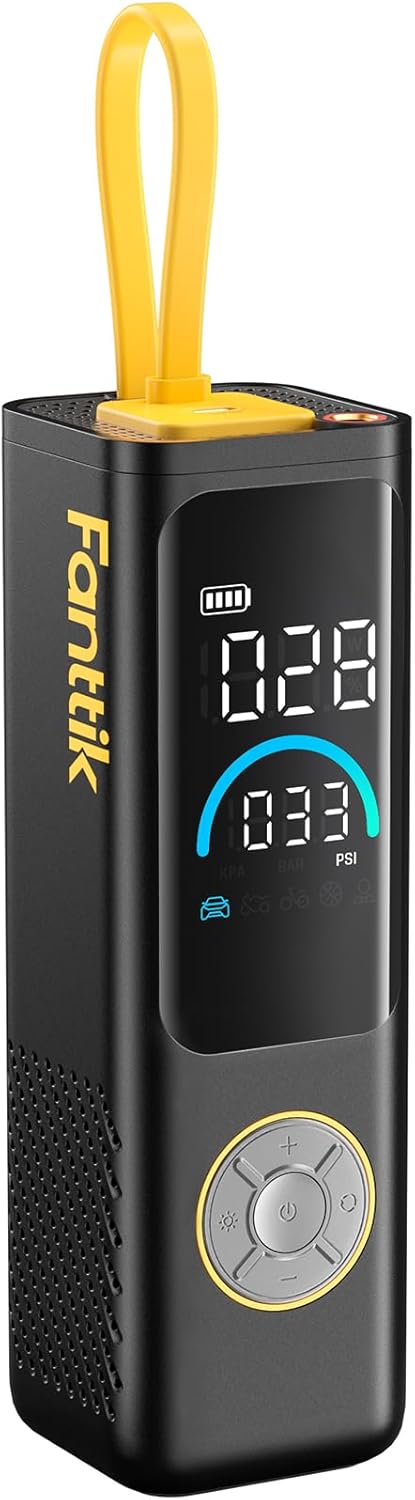 Fanttik X9 APEX Tire Inflator: 35s Fast Inflation, 150PSI Power - Anywhere!