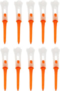 Professional Performance Golf Tees - Reduce Friction! 10 Pcs 3-1/4 Inch