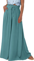 Trendy High Waist Wide Leg Pants for Women by BTFBM for Summer
