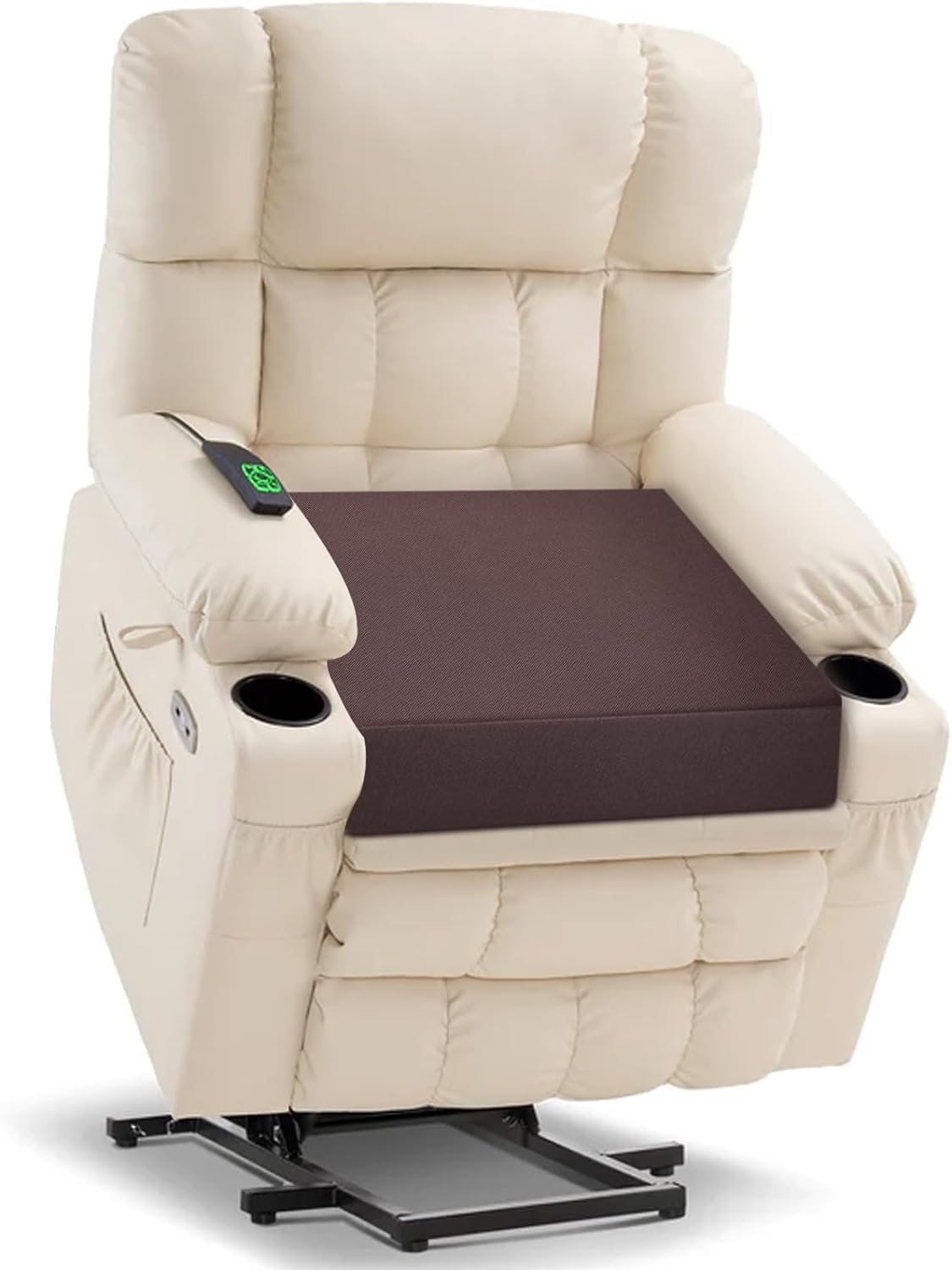 Extra Large Non-Slip Recliner Cushion - Brown