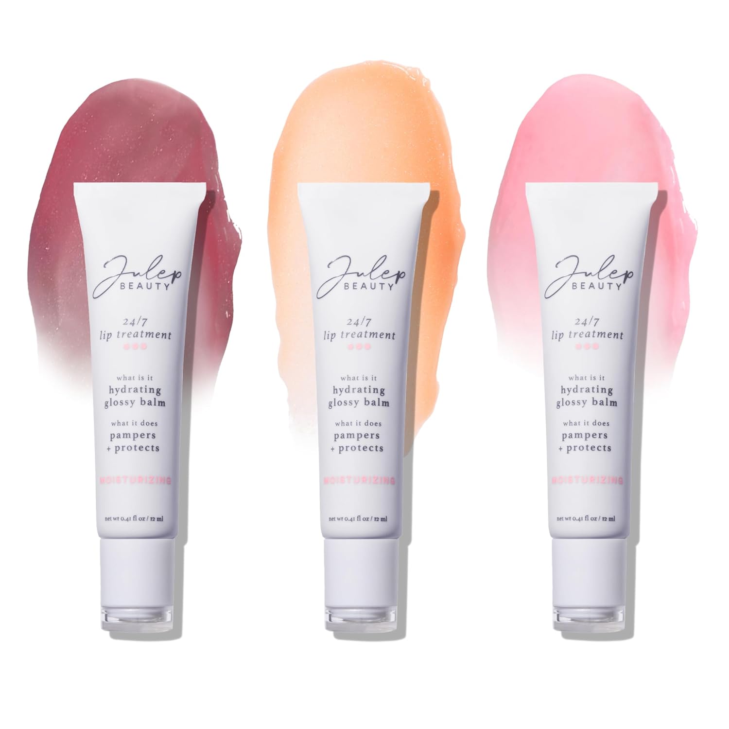 Julep 24/7 Lip Treatment Hydrating Glossy Balm Trio Review