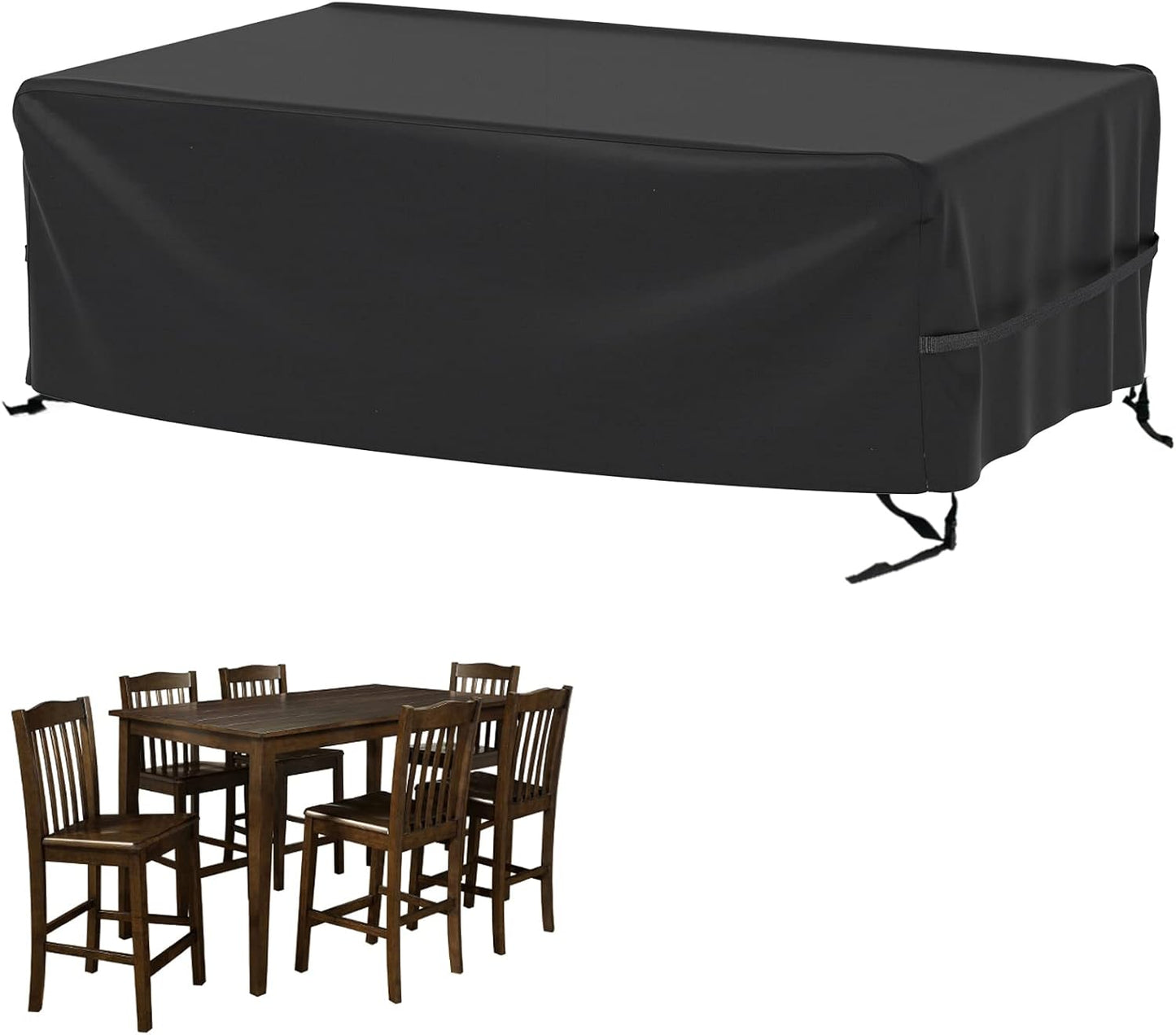 Velway Patio Table Cover Rectangle Waterproof for Outdoor Use