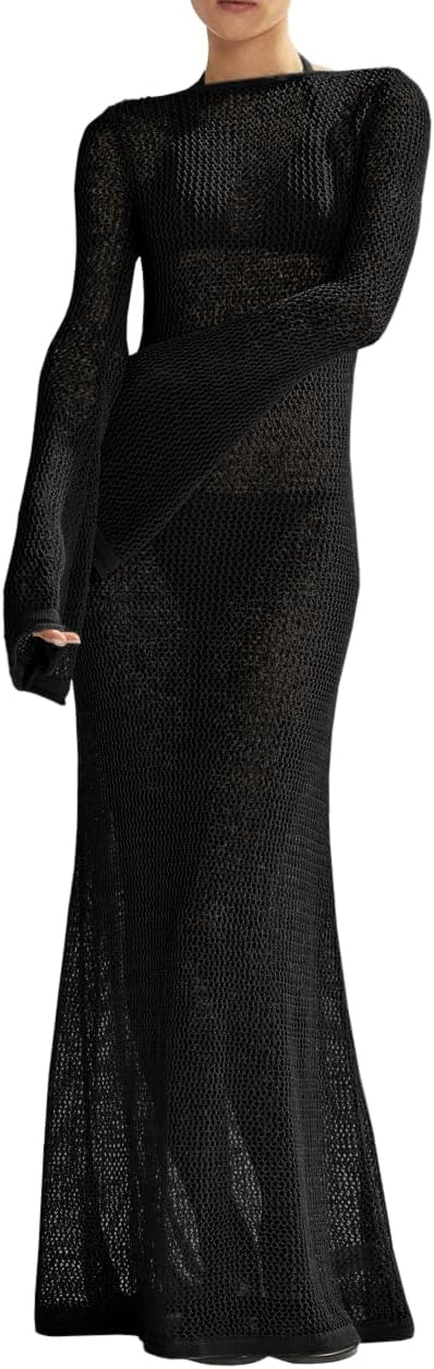 Saodimallsu Womens Crochet Cover Ups for Beach and Pool Fun