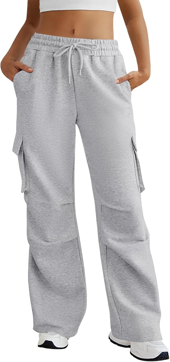 Wide Leg Cargo Sweatpants Women for Comfort and Style