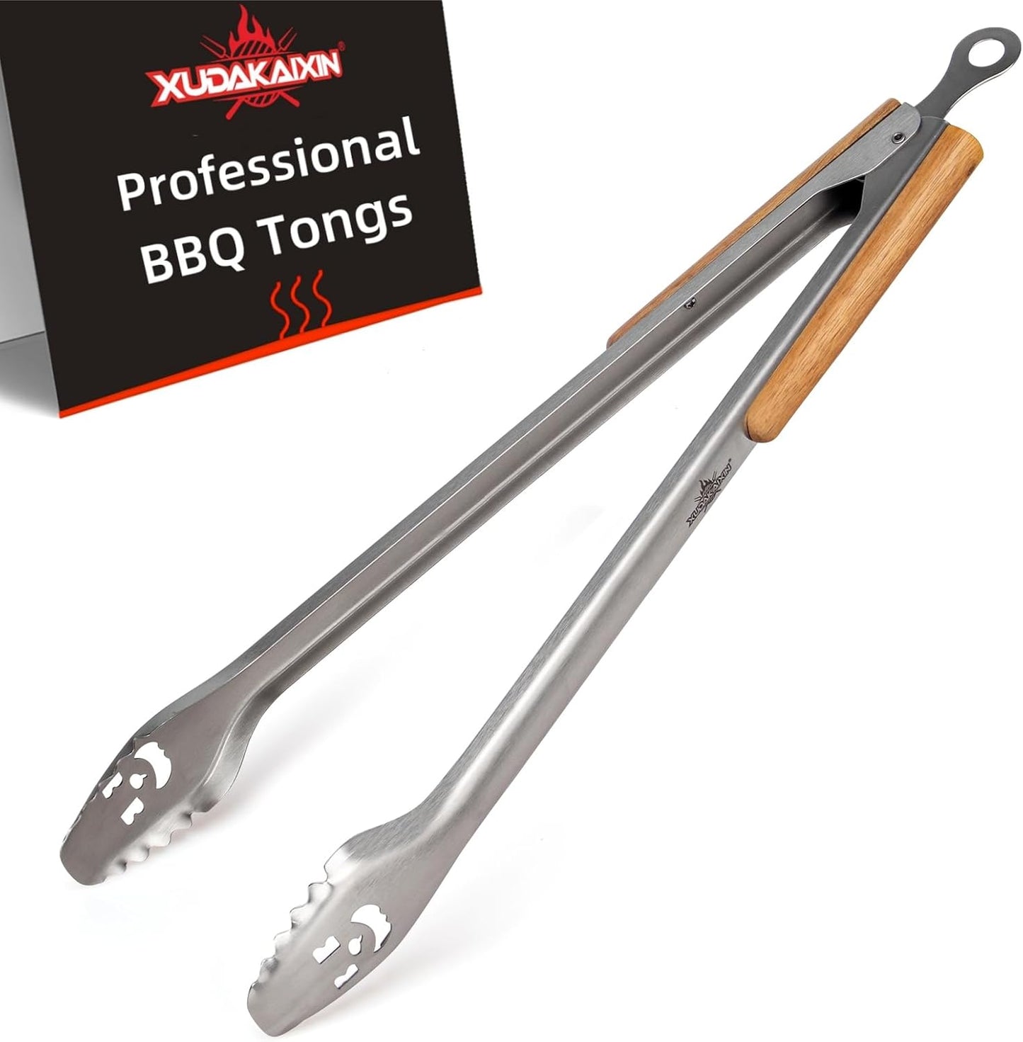 25-Inch Very Long Stainless Steel BBQ Tongs for Grilling