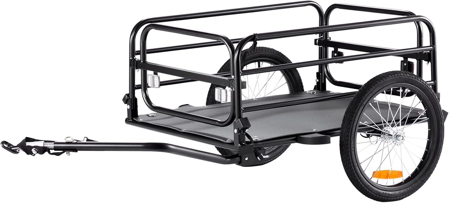 VEVOR Bike Cargo Trailer: Heavy-Duty Bicycle Wagon Cart