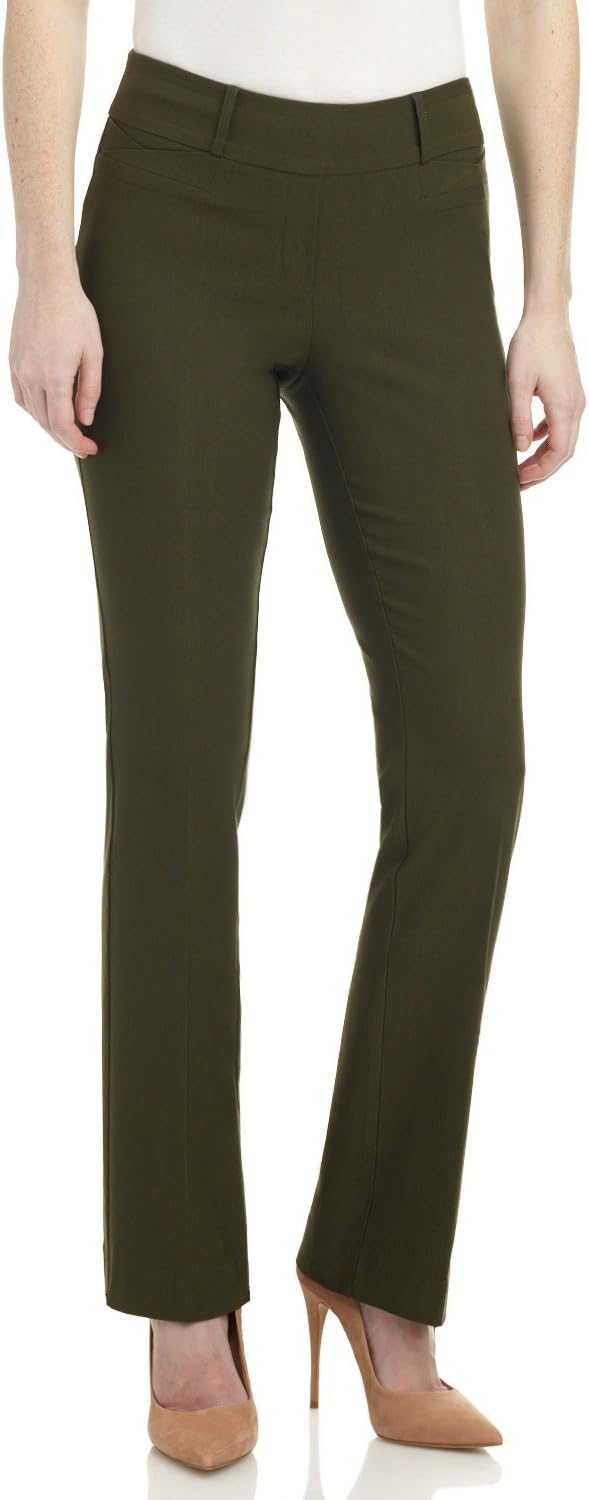 Rekucci Womens Comfort Fit Bootcut Stretch Pants for Work