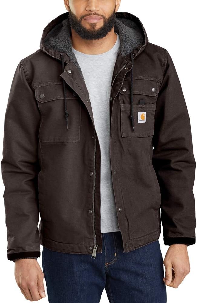 Carhartt Men's Bartlett Jacket - Sherpa Lined for Comfort
