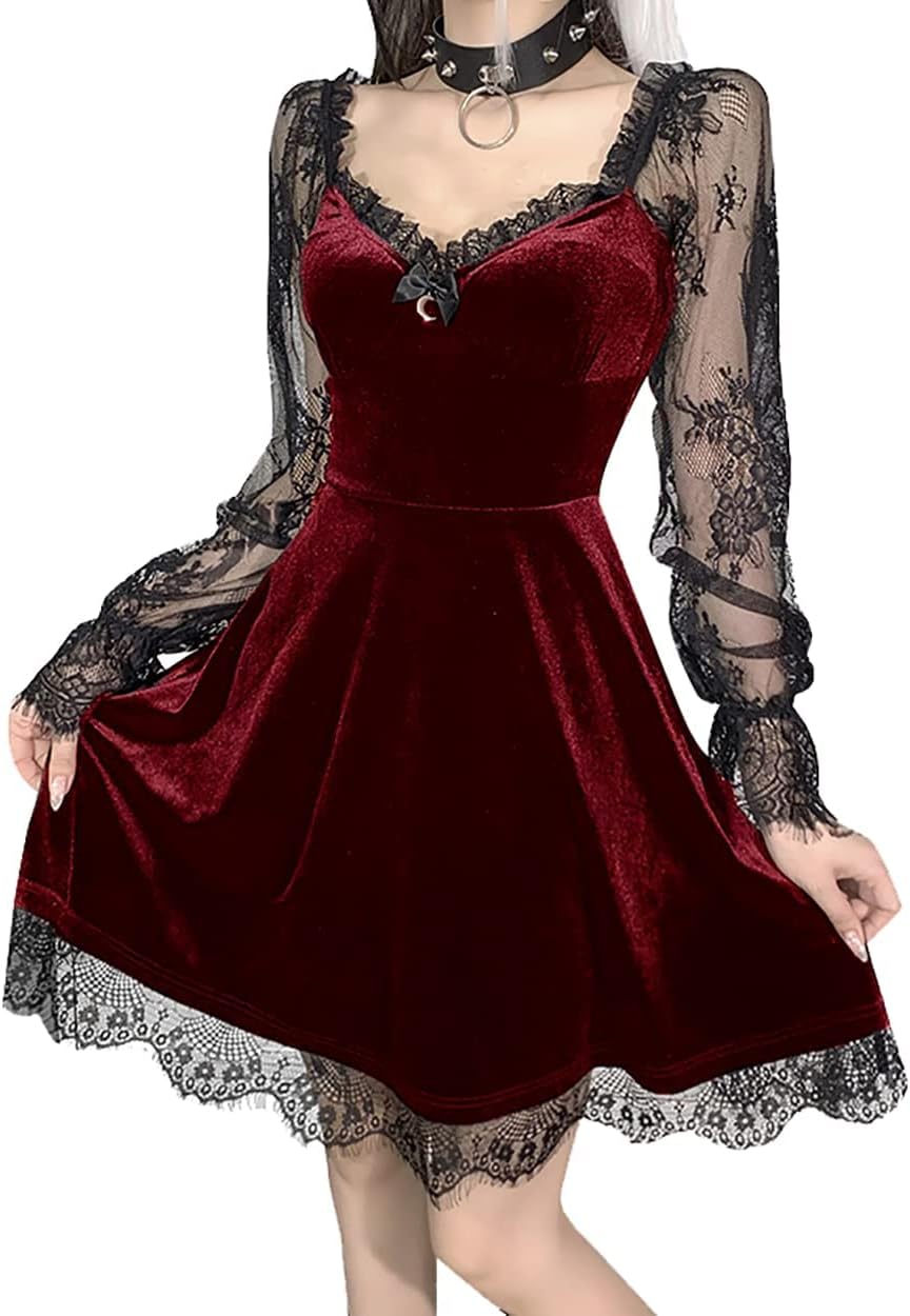 Gothic Dress for Women: Velvet Moon Fairy Lolita Style