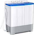 COSTWAY Portable Washing Machine Twin Tub 22Lbs Capacity - Compact