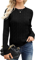 Esobo Classic-fit Lightweight Cable Mockneck Sweater (Style K31R)