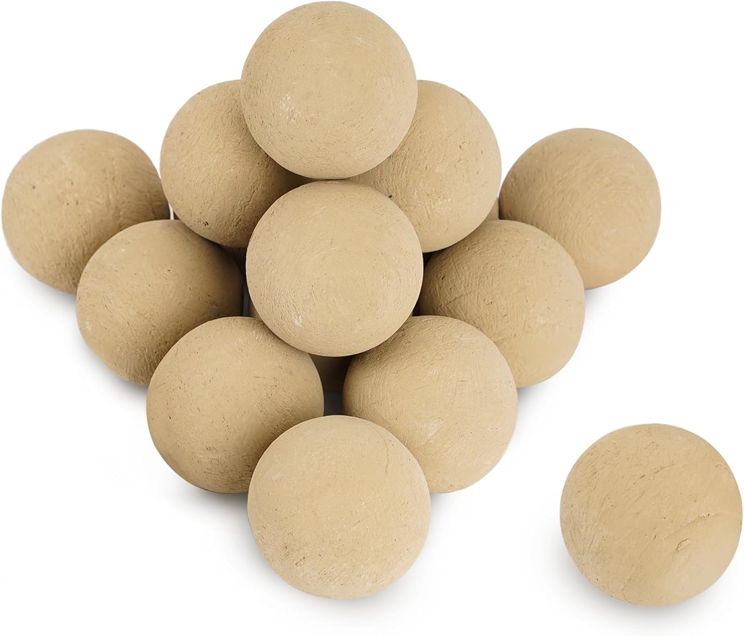 Skyflame 3in Ceramic Fire Pit Balls for Indoor and Outdoor Use
