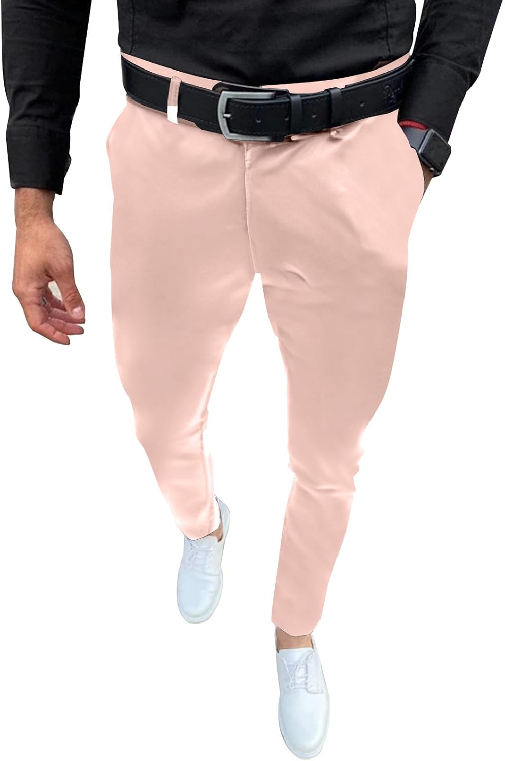 Mens Fashion Slim Fit Dress Pants for Casual and Business Wear