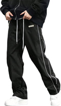 Men's Baggy Track Pants Y2K Streetwear - Loose Drawstring Fit