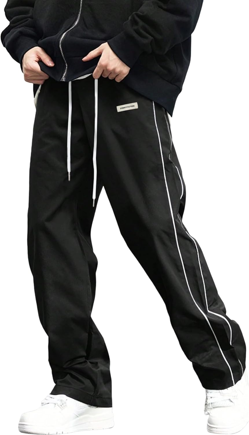 ZAFUL Men's Baggy Track Pants for Casual and Stylish Comfort