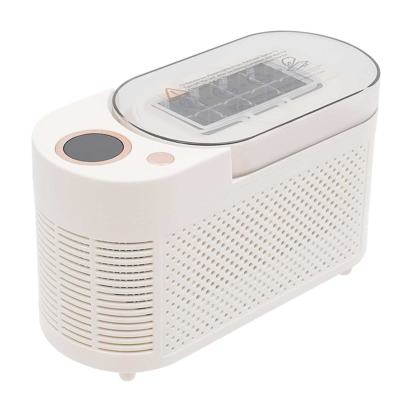 Compact Ice Maker for Home and Travel - Fast Ice Production