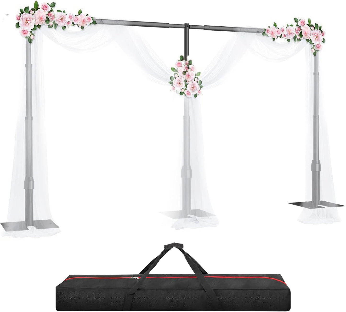 Heavy Duty Backdrop Stand for Weddings and Parties - 8.6x20ft