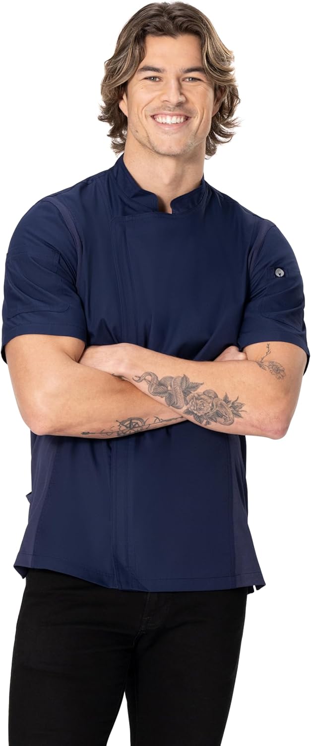 Chef Works Men's Springfield Chef Coat for Supreme Comfort